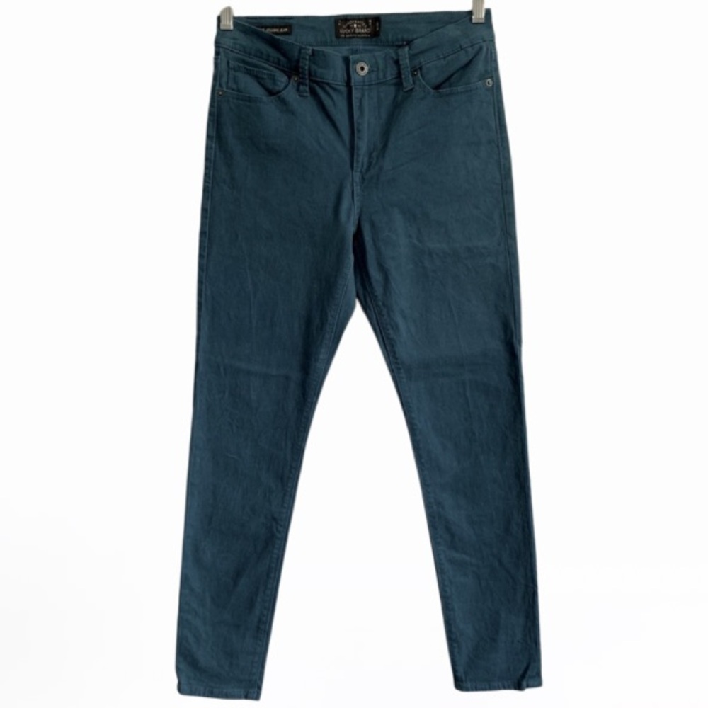 Lucky Brand Teal Brooke Legging Jean